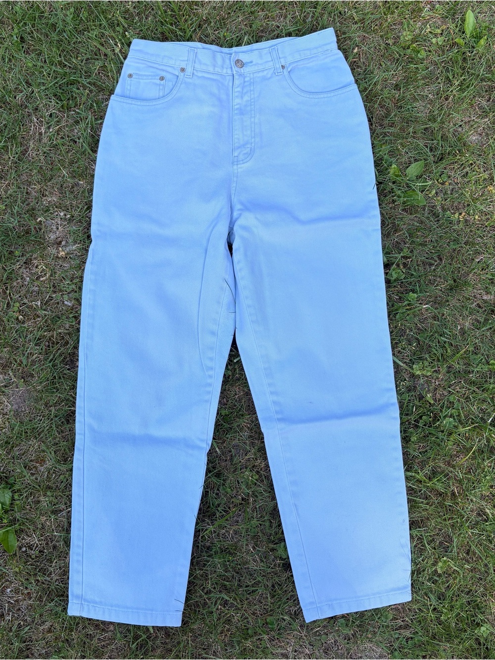 Bill Blass vintage light blue cotton jeans size 8